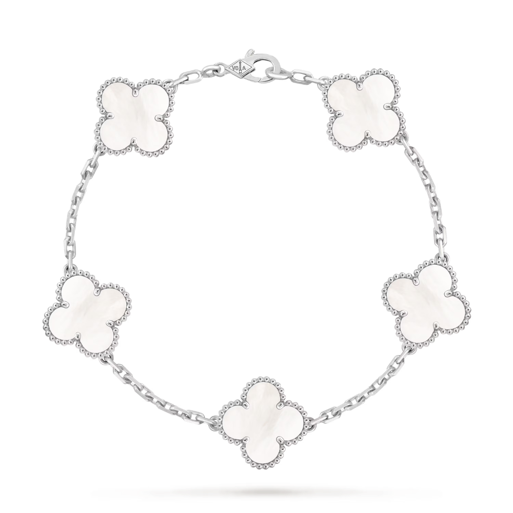 Vintage Alhambra Bracelet, 5 Motifs by Van Cleef & Arpels