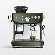 Breville ® Barista Express ® Impress Espresso Machine in Damson Blue
