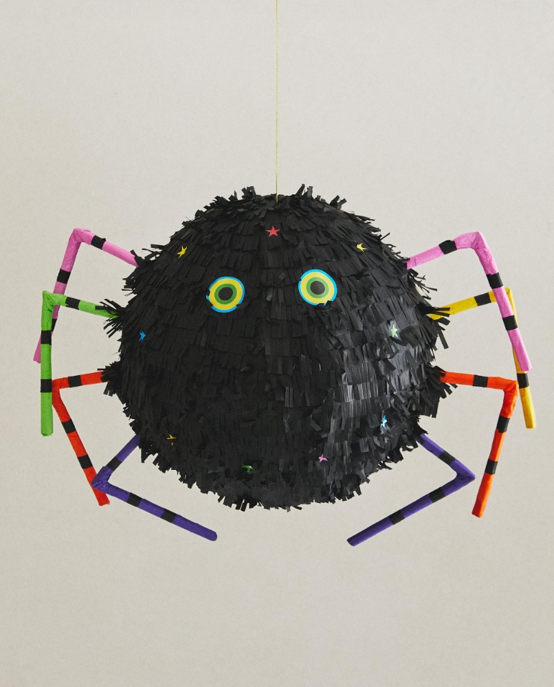 Kids Pine Cone Spider Halloween Piñata